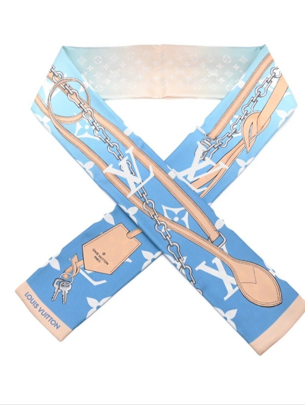 Louis Vuitton By The Pool Silk Monogram Bandeau/Scarf